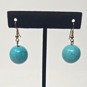 Vintage Turquoise Dangle Earrings